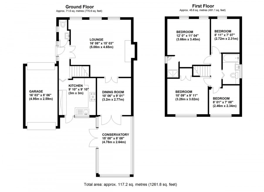 Floorplans For Greenacres Close, Orpington