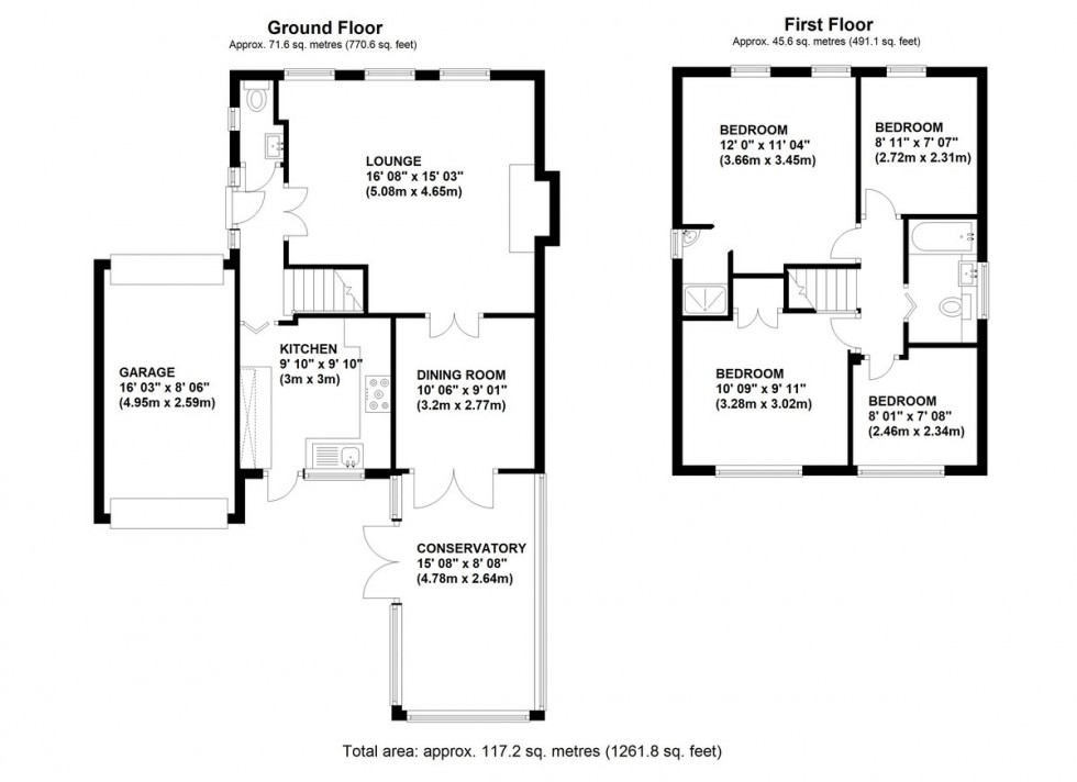 Floorplan for Greenacres Close, Orpington