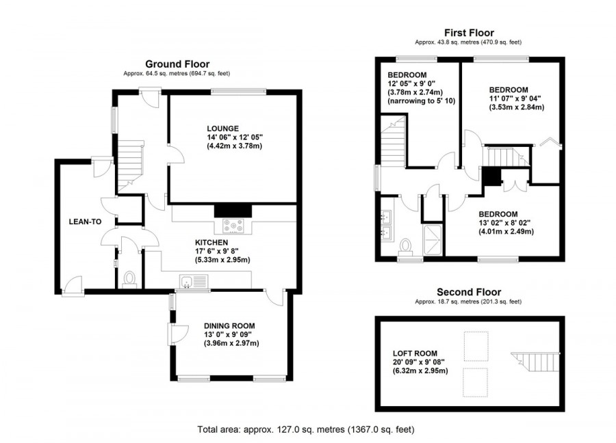 Floorplans For Horsell Road, Orpington