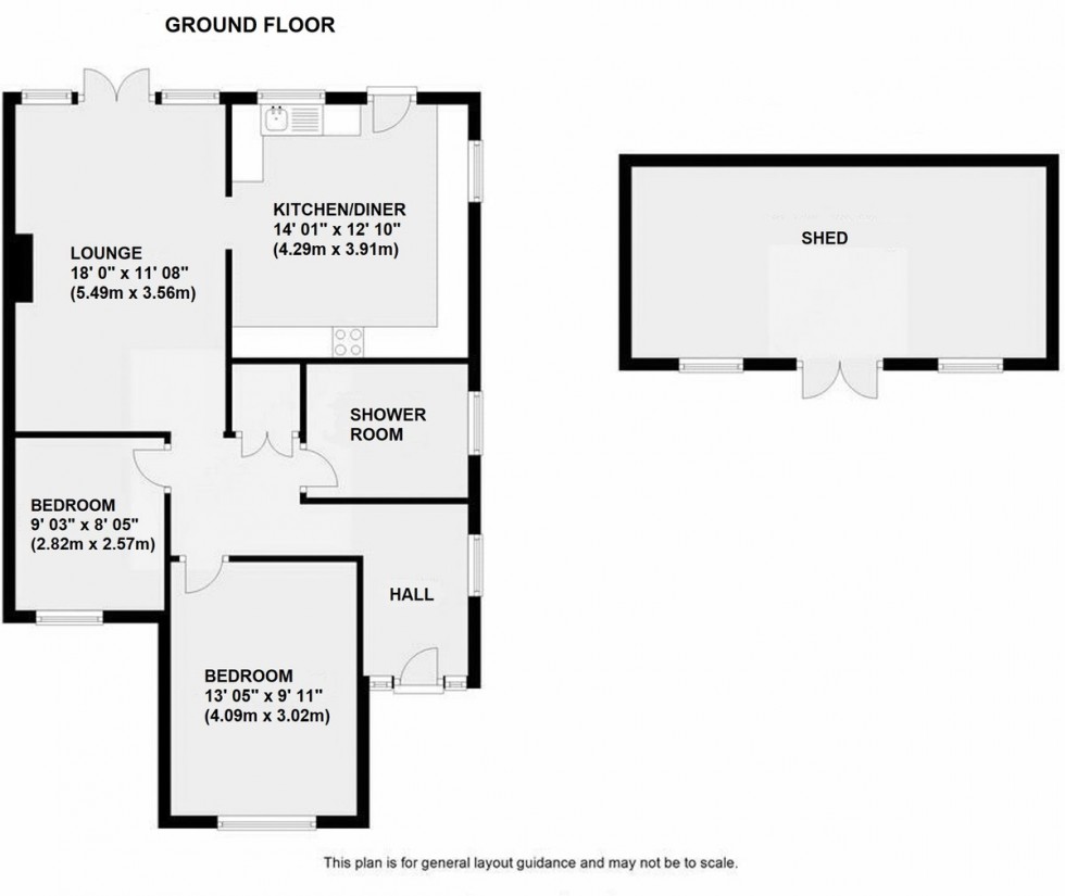 Floorplan for Mosyer Drive, Orpington