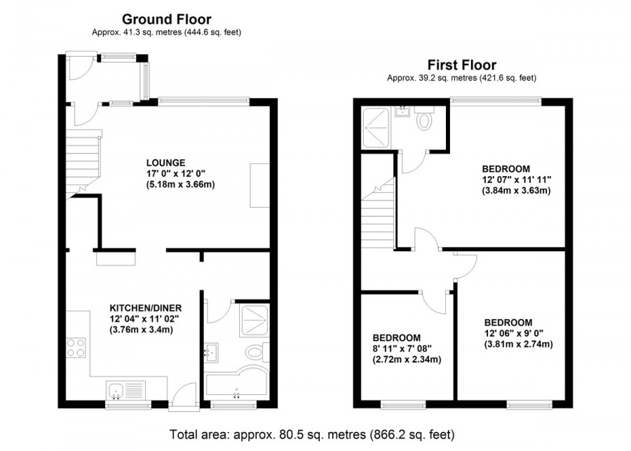 Floorplans For Elmcroft Road, Orpington