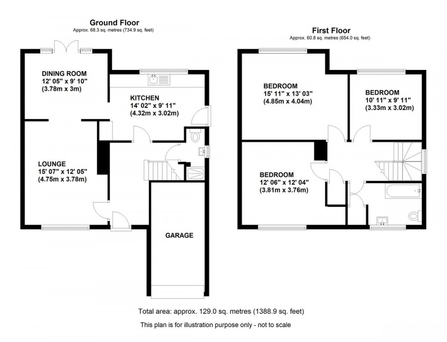 Floorplans For Green Farm Close, Orpington