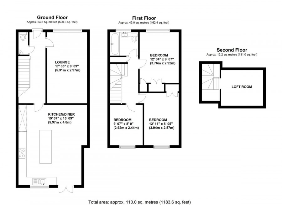 Floorplans For Gardiner Close, Orpington