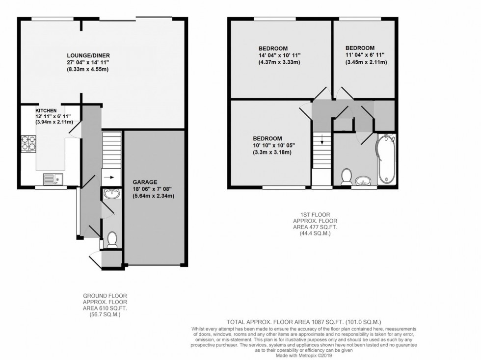 Floorplan for Charing Close, Orpington