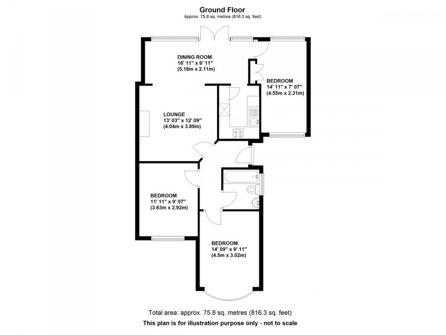 Floorplans For Bedford Road, Orpington