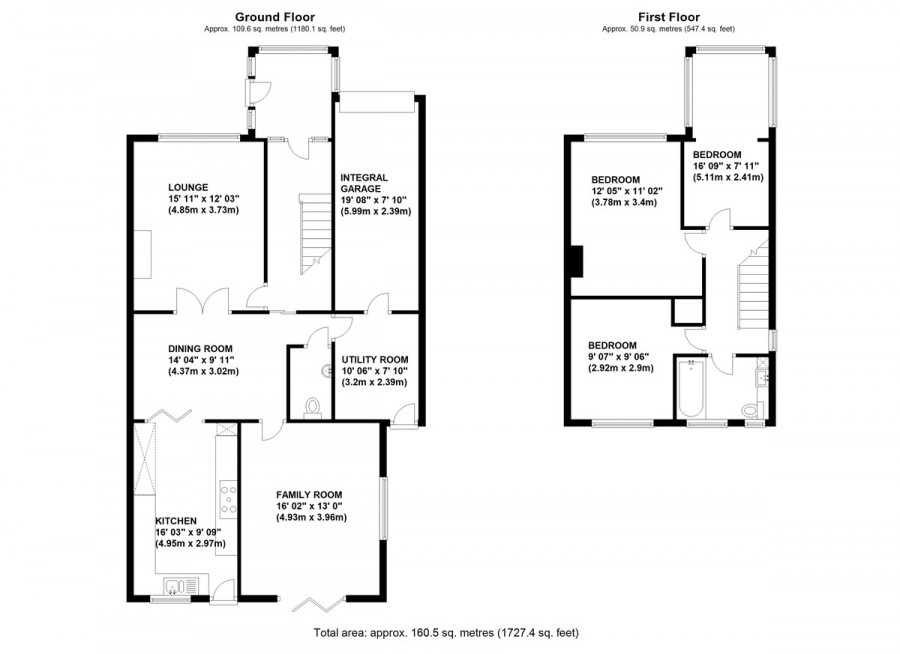 Floorplans For Glentrammon Road, Orpington