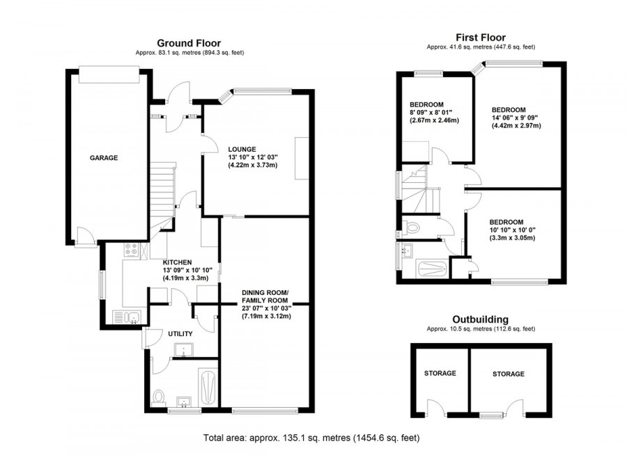 Floorplans For Pendennis Road, Orpington