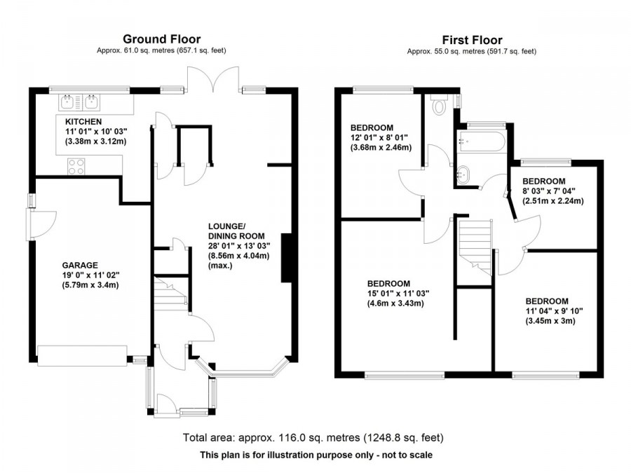 Floorplans For Hood Avenue, Orpington