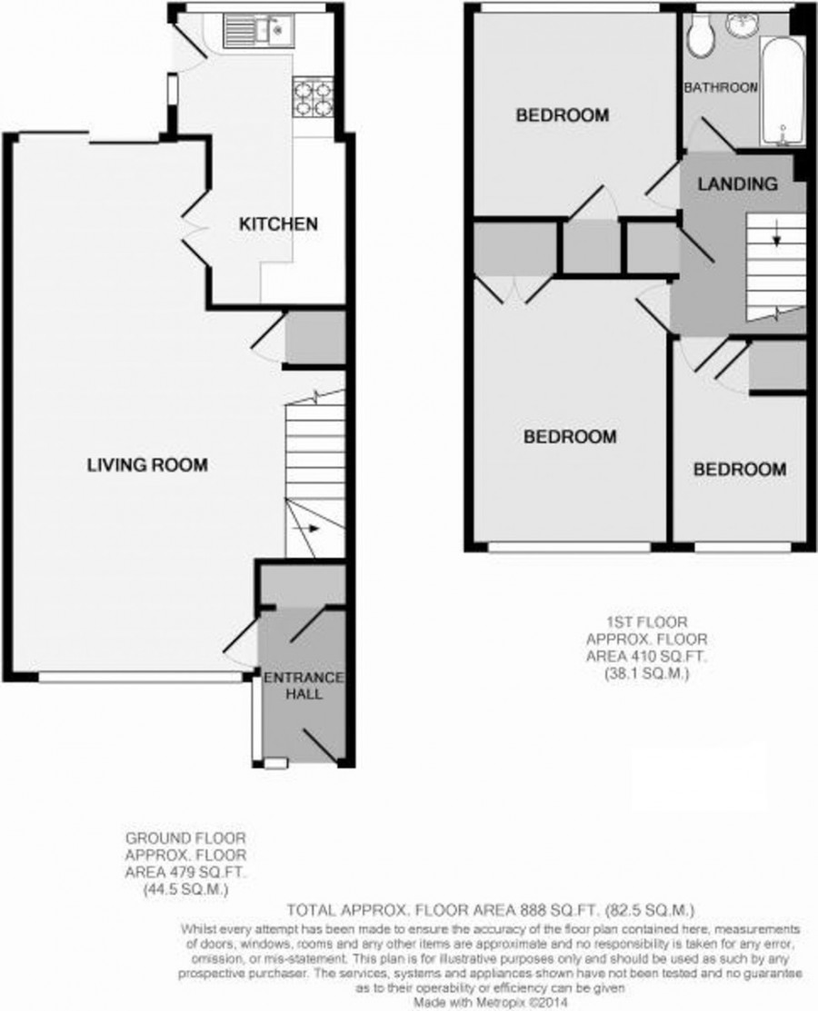 Floorplans For Woodcote Drive, Orpington