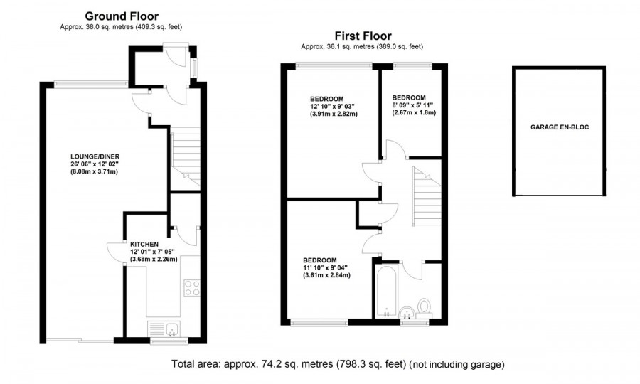 Floorplans For Clovelly Way, Orpington