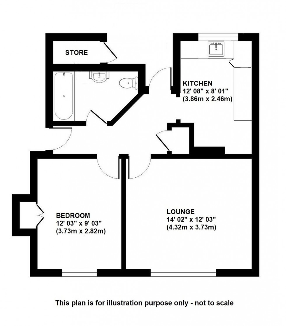 Floorplan for Palewell Close, Orpington