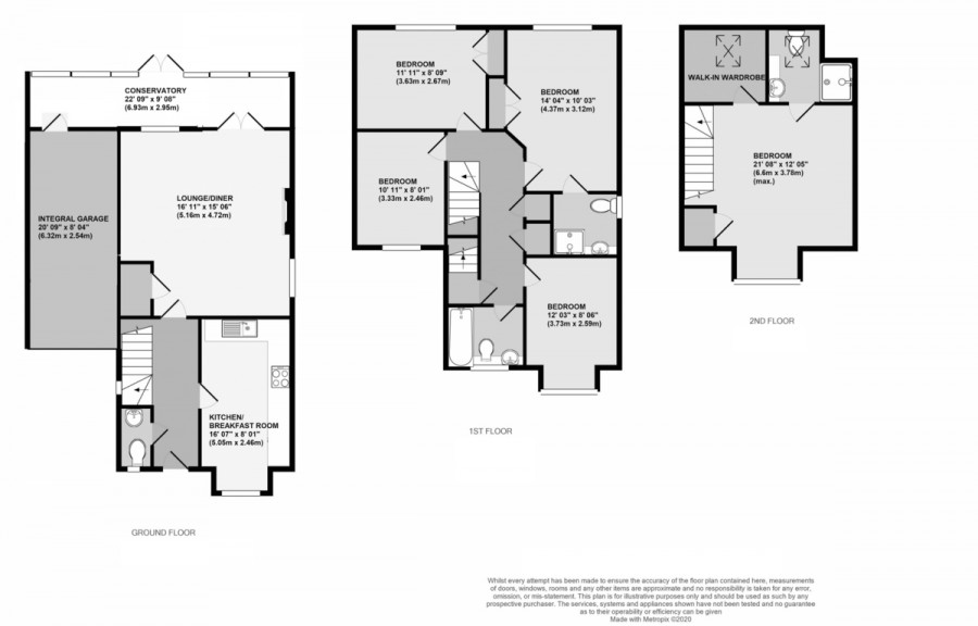 Floorplans For Abbey Close, Orpington