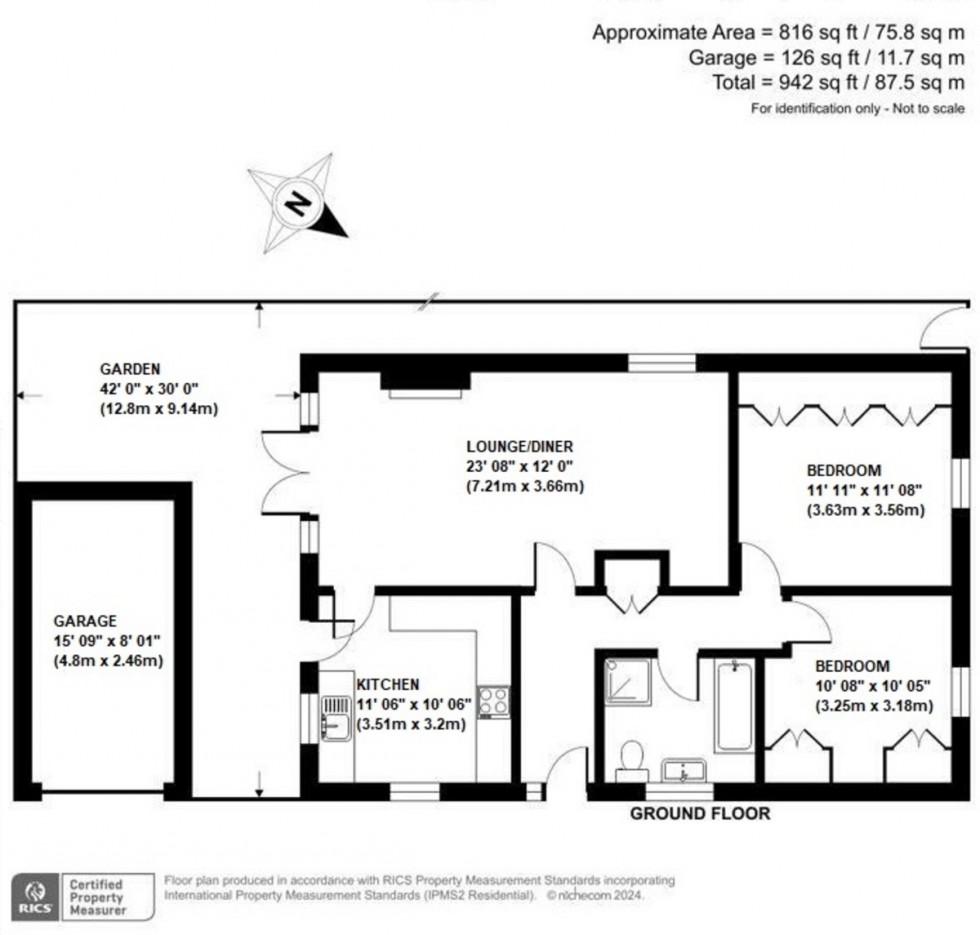 Floorplan for Hilborough Way, Orpington