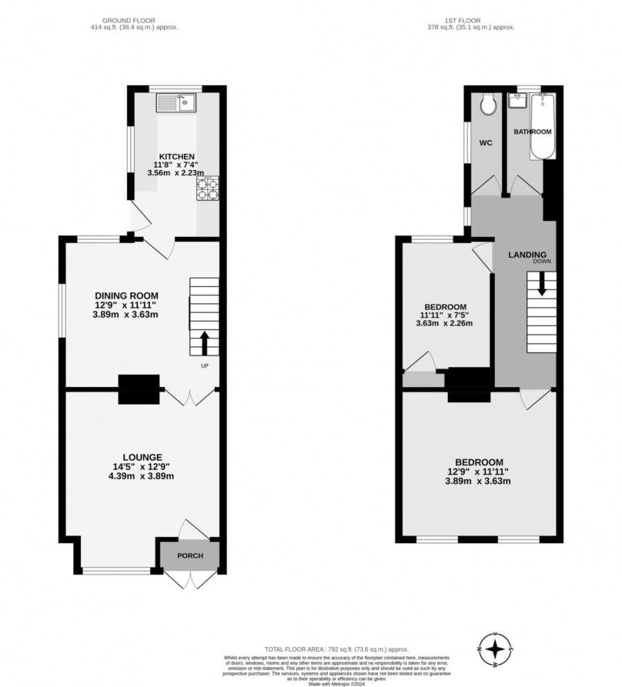 Floorplans For Beech Road, Green St Green, Orpington