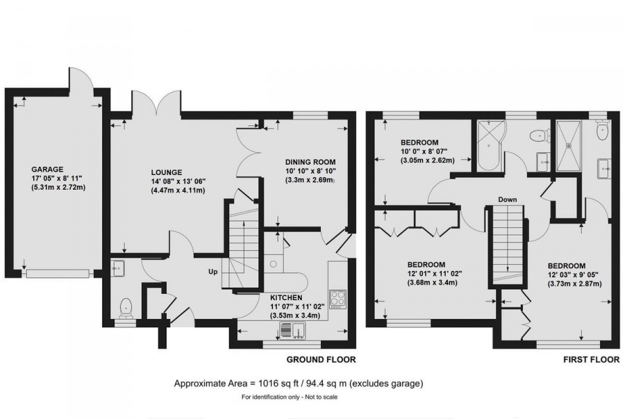 Floorplans For Spring Shaw Road, Orpington