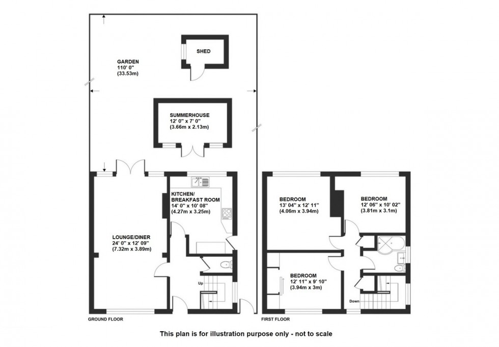 Floorplan for Kevington Drive, Orpington