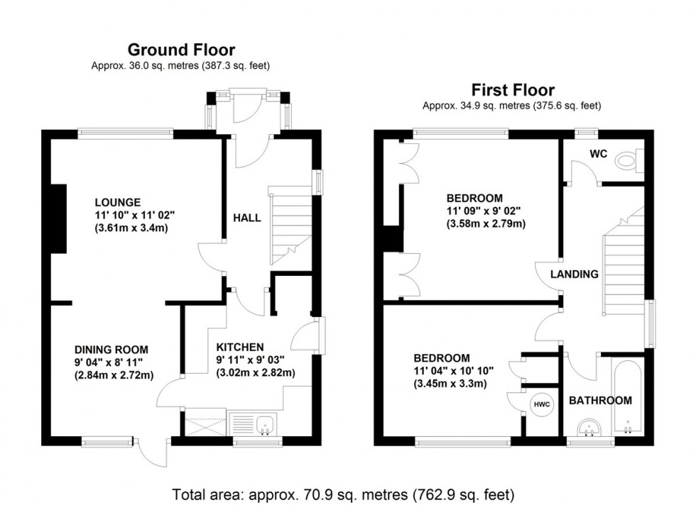 Floorplan for Ramsden Road, Orpington