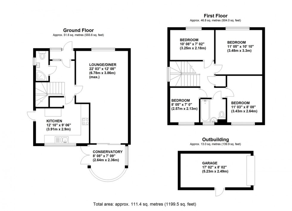 Floorplan for Briarswood Way, Orpington