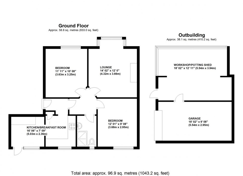 Floorplan for Sevenoaks Way, Orpington
