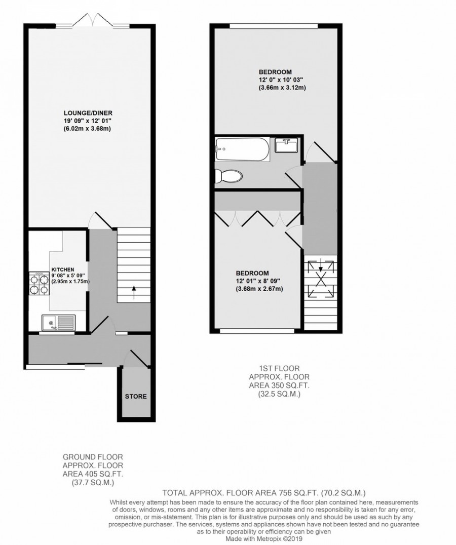 Floorplans For New Road, Orpington