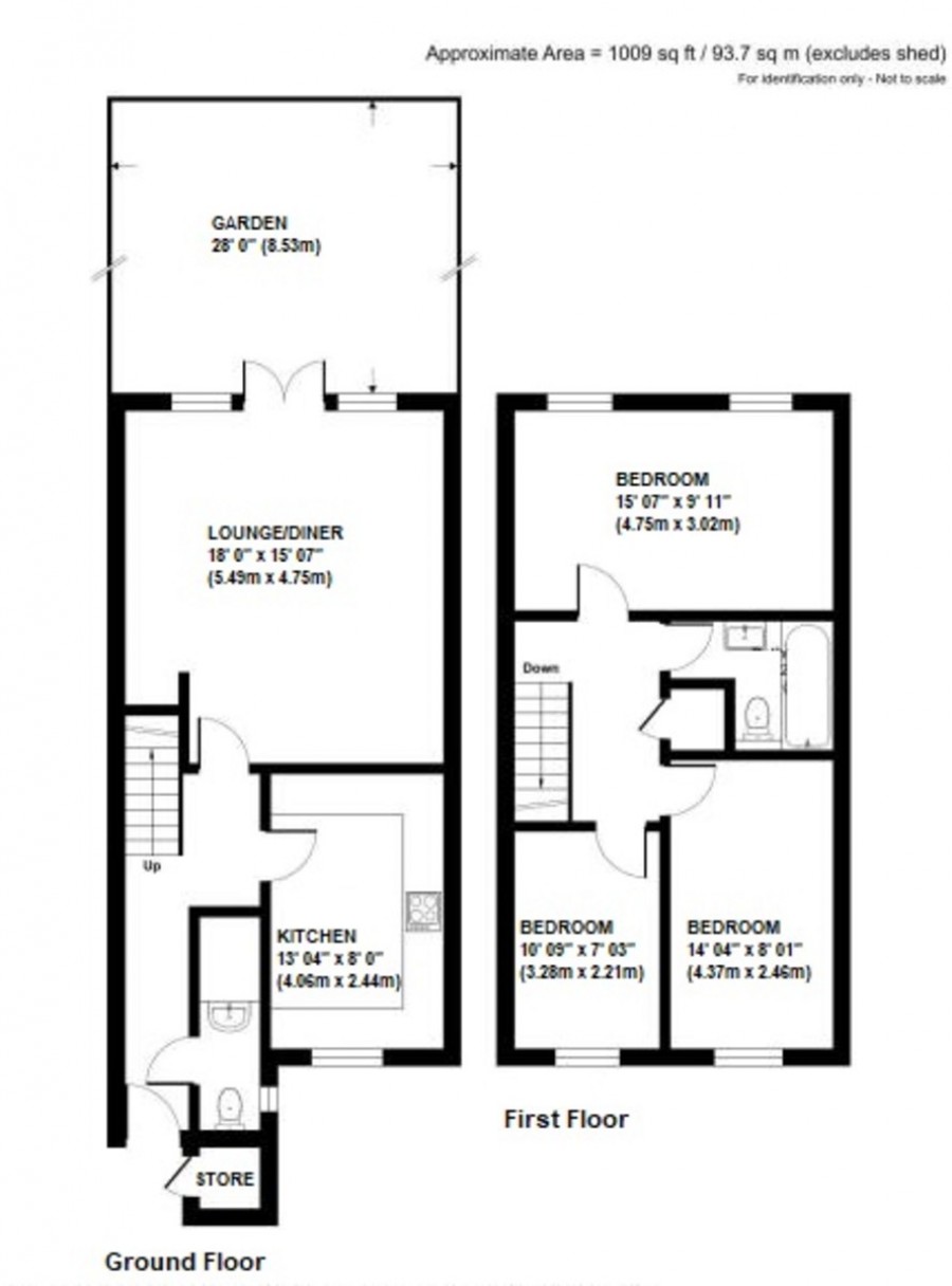 Floorplans For Courtyard Mews, Orpington