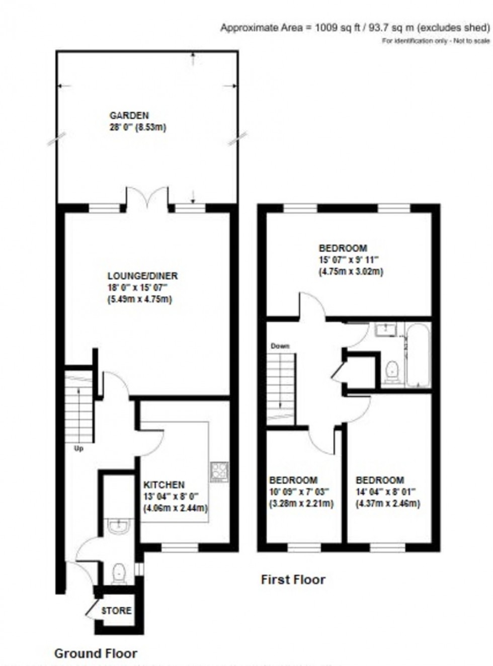 Floorplan for Courtyard Mews, Orpington