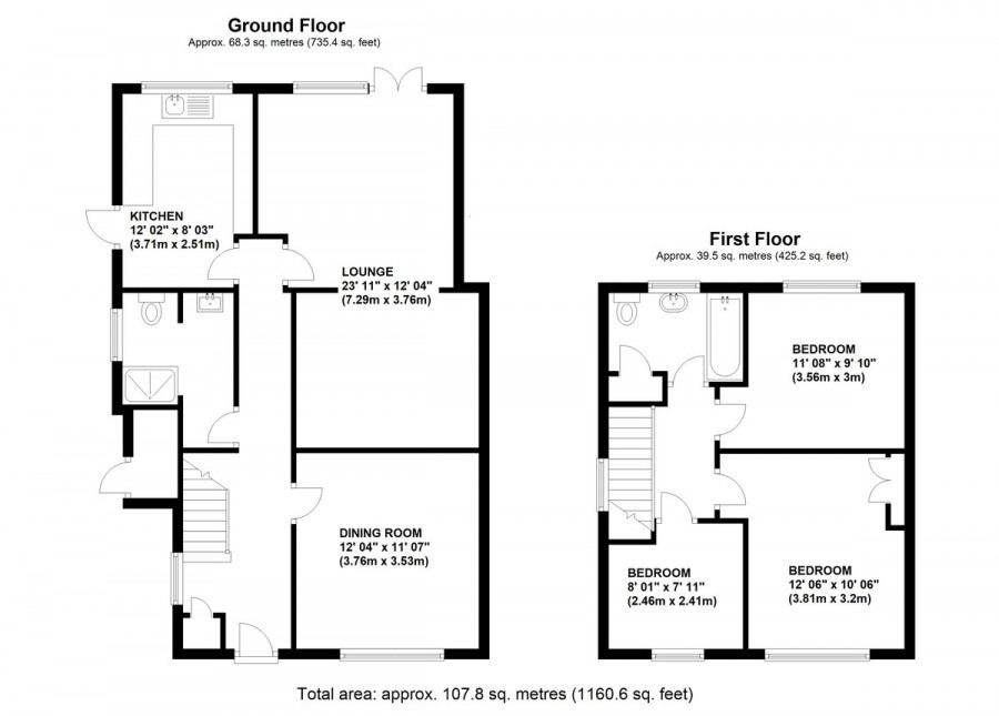 Floorplans For Maxwell Gardens, Orpington