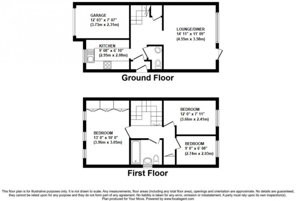 Floorplan for Wellington Road, Orpington