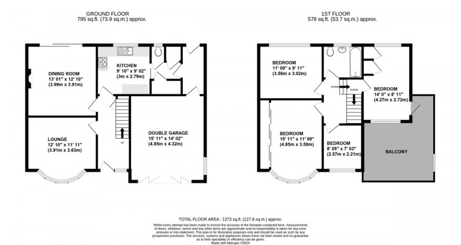 Floorplans For Midfield Way, Orpington