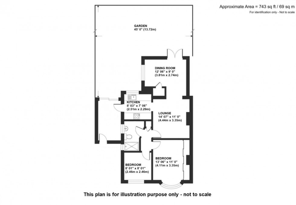 Floorplan for Rookesley Road, Orpington