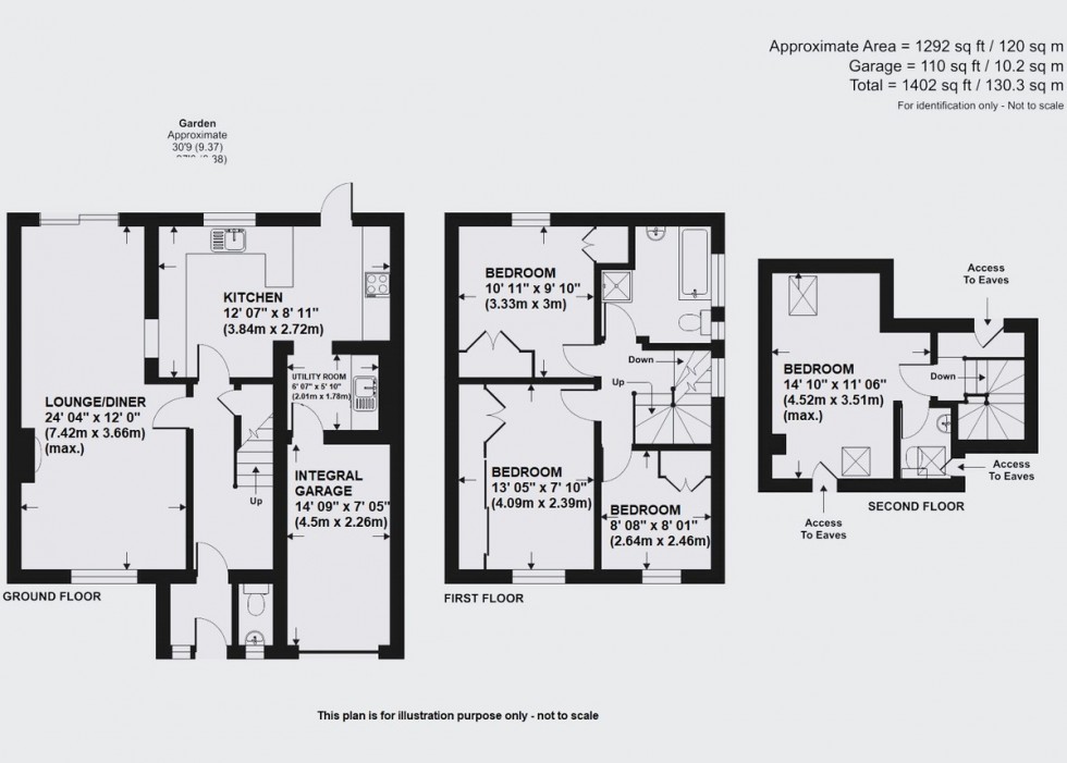 Floorplan for Sherlies Avenue, Orpington