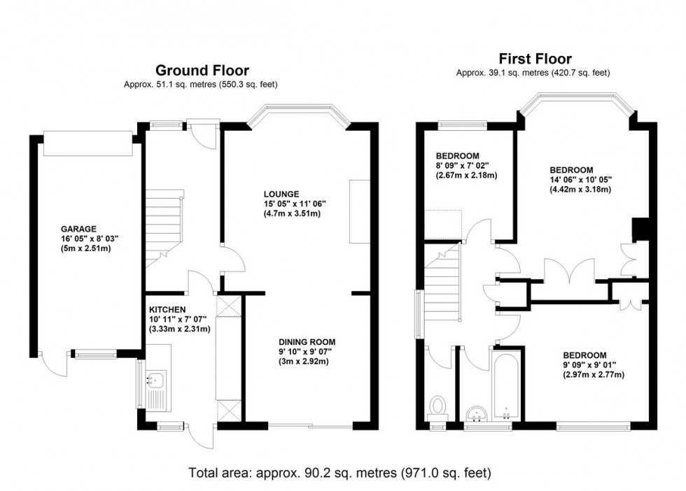 Floorplan for Nursery Close, Orpington