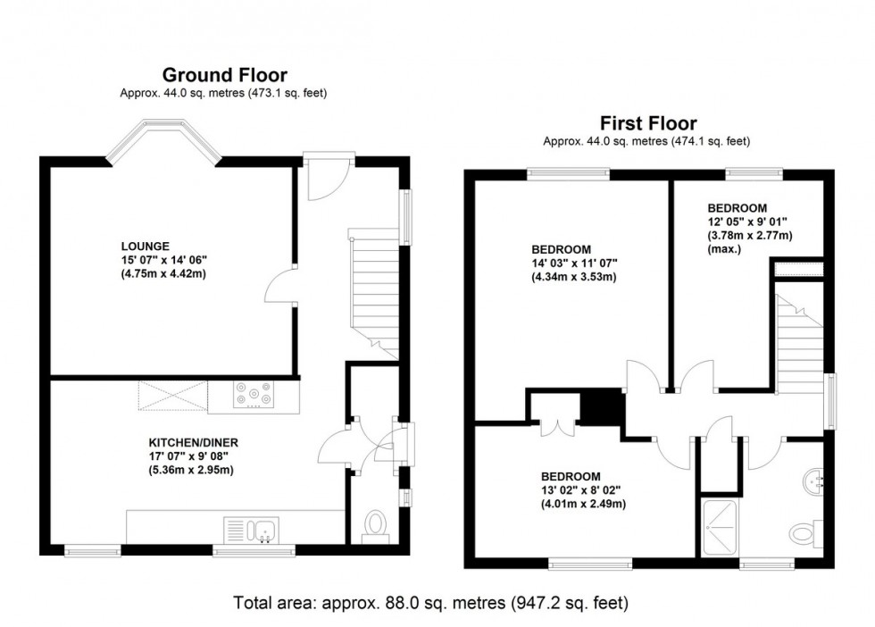 Floorplan for Wisley Road, Orpington