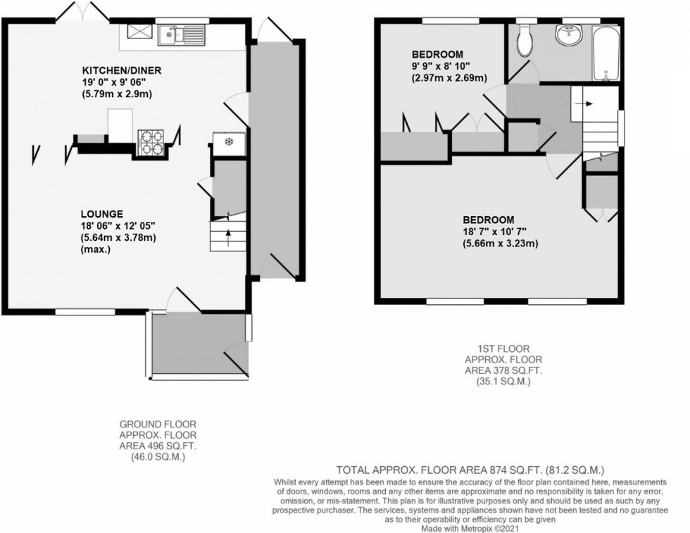 Floorplan for Midfield Way, Orpington