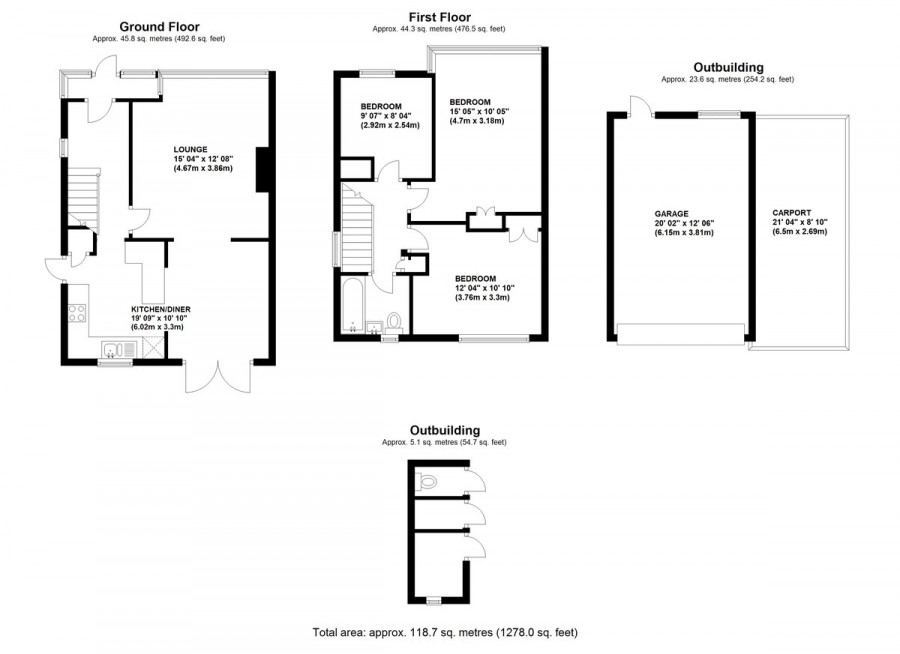 Floorplans For Daleside, Orpington