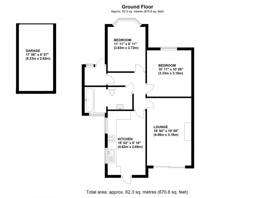 Floorplans For Chalk Pit Avenue, Orpington