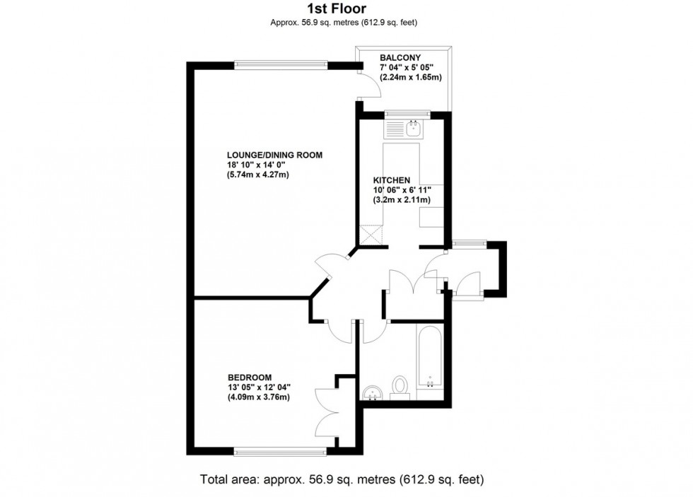 Floorplan for Chislehurst Road, Orpington