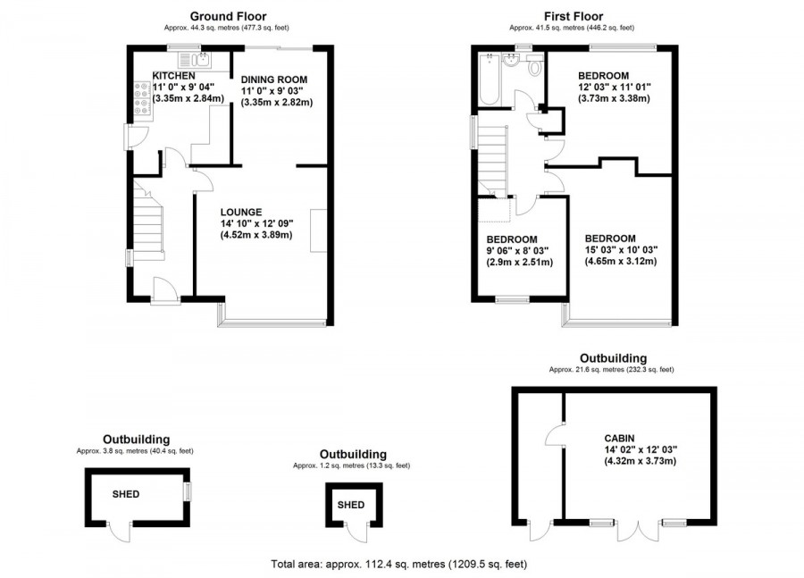 Floorplans For Eton Road, Orpington