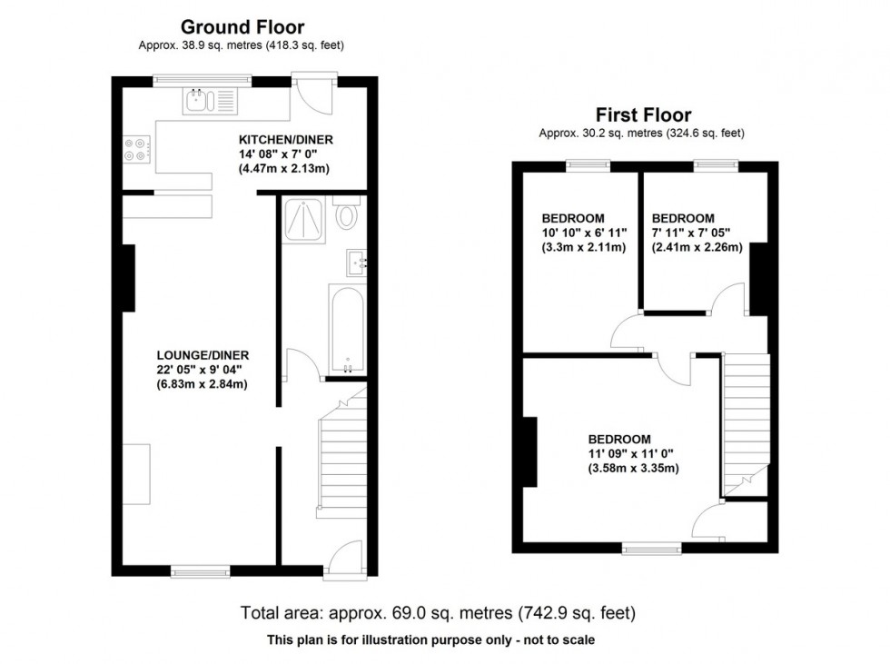 Floorplan for Kings Road, Orpington