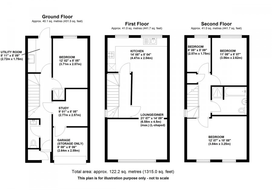 Floorplans For Tubbenden Lane, Orpington