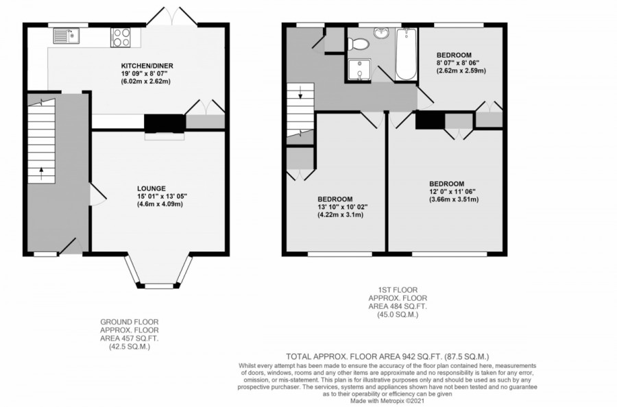 Floorplans For Beddington Road, Orpington