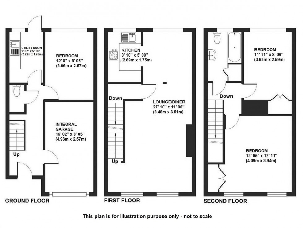 Floorplan for Station Approach, Chelsfield