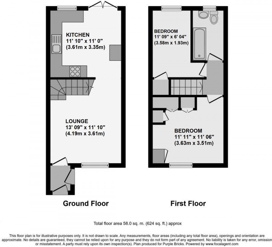 Floorplans For Killewarren Way, Orpington