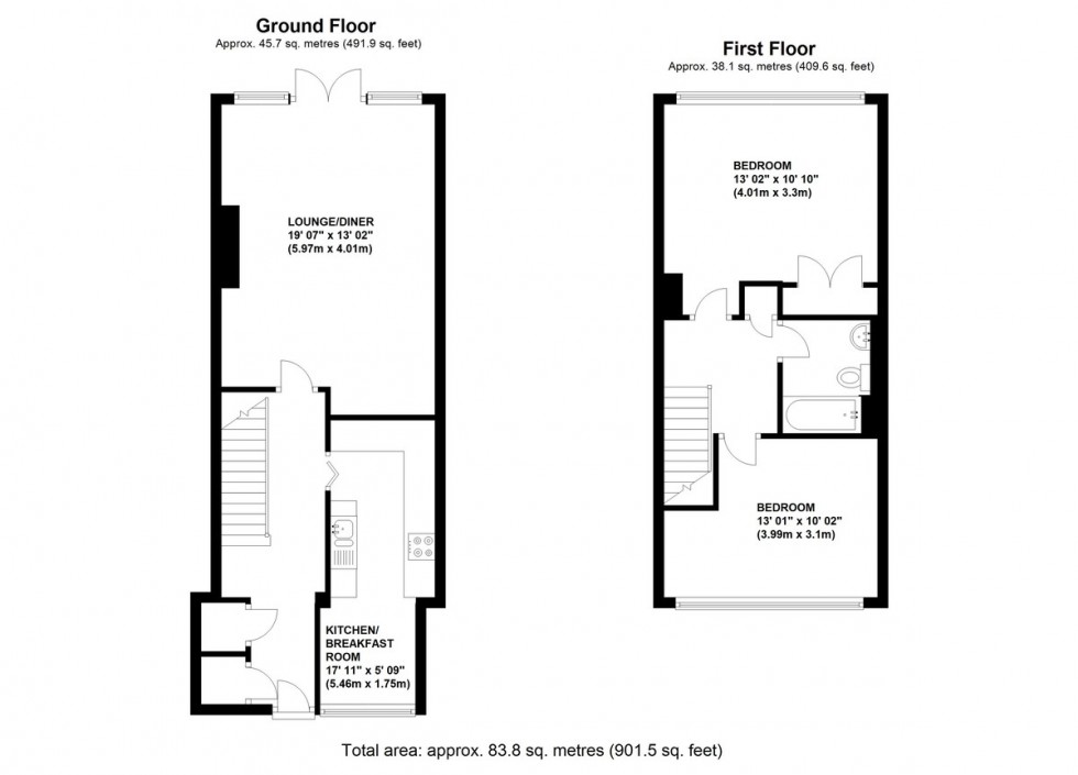 Floorplan for Ainsdale Close, Orpington