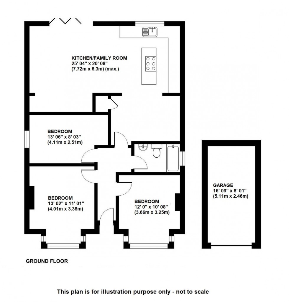 Floorplan for Poverest Road, Orpington