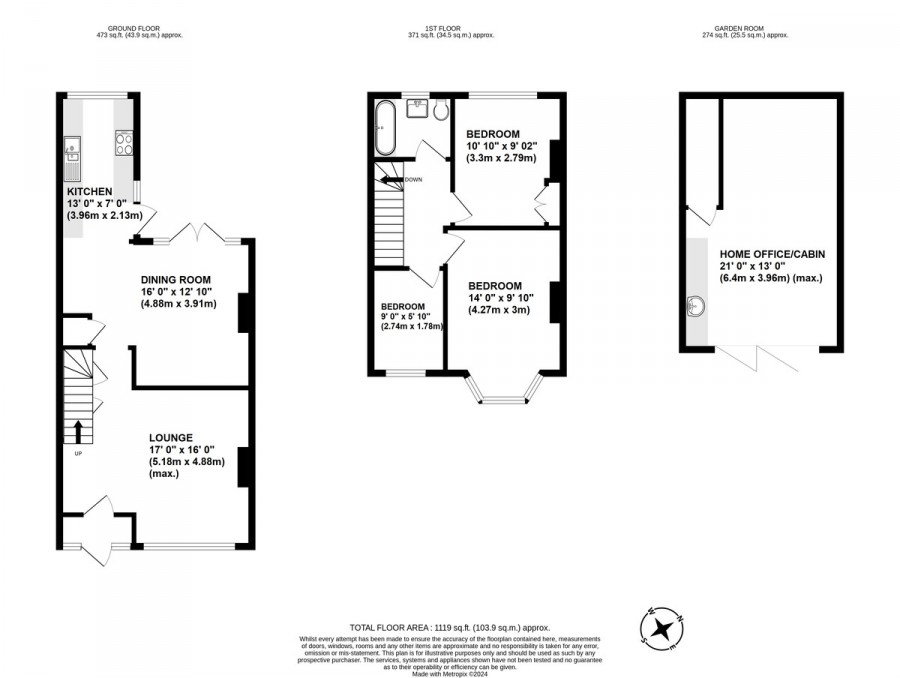 Floorplans For Brookmead Way, Orpington