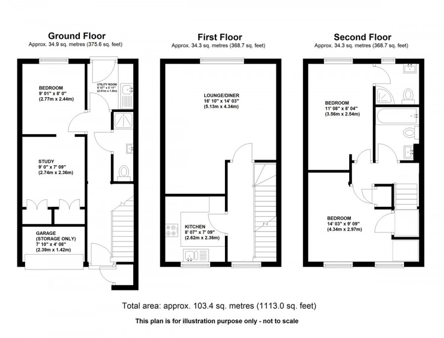 Floorplans For Helegan Close, Orpington