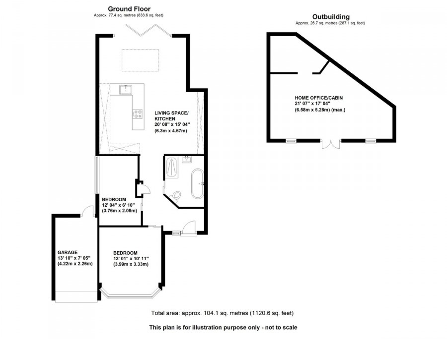 Floorplans For Melrose Crescent, Orpington