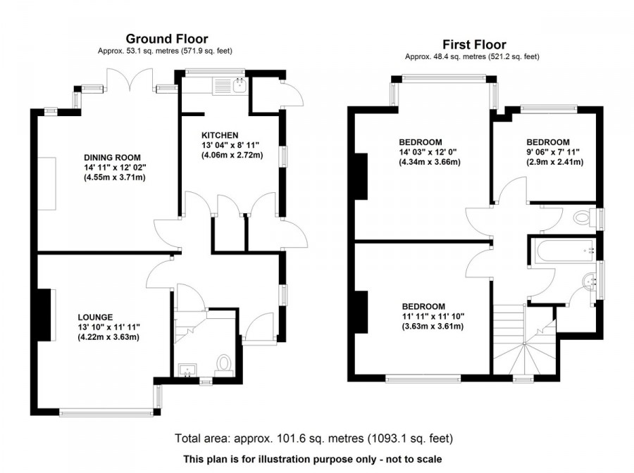 Floorplans For The Covert, Petts Wood