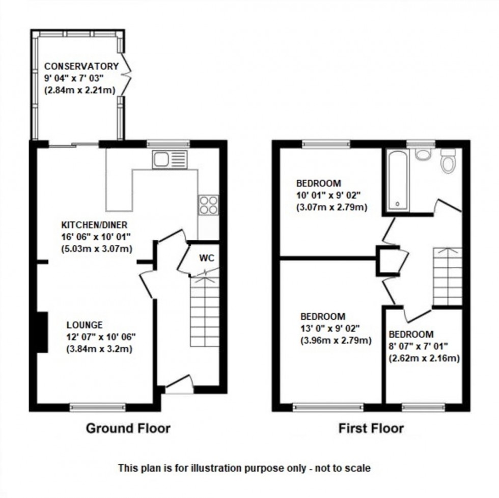 Floorplan for Wayne Close, Orpington